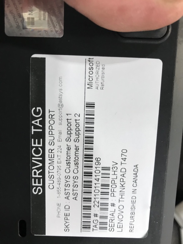 Photo 16 of NEEDS professional work (SEE NOTES)
Lenovo ThinkPad T470 14-inch HD with 2.4GHz Intel Core i5 (6th Gen) (8GB, 256GB SSD) Thunderbolt