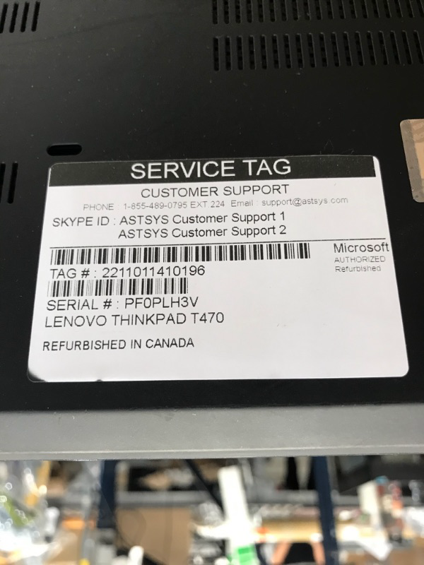 Photo 12 of NEEDS professional work (SEE NOTES)
Lenovo ThinkPad T470 14-inch HD with 2.4GHz Intel Core i5 (6th Gen) (8GB, 256GB SSD) Thunderbolt