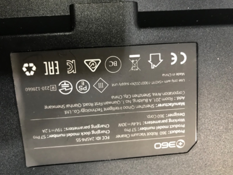 Photo 1 of  360 S7 Pro Robot Vacuum and Mop, LiDAR Mapping, 2650 Pa, No-Go Zones, Selective Room Cleaning, Self Charge and Resume, Compatible with Alexa and Google Assistant
