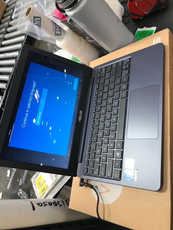 Photo 3 of ASUS VivoBook L203MA Ultra-Thin Laptop, 11.6in HD, Intel Celeron N4000 Processor (up to 2.6 GHz), 4GB RAM, 64GB eMMC, USB-C, Windows 10 in S Mode, L203MA-DS04 (Renewed)