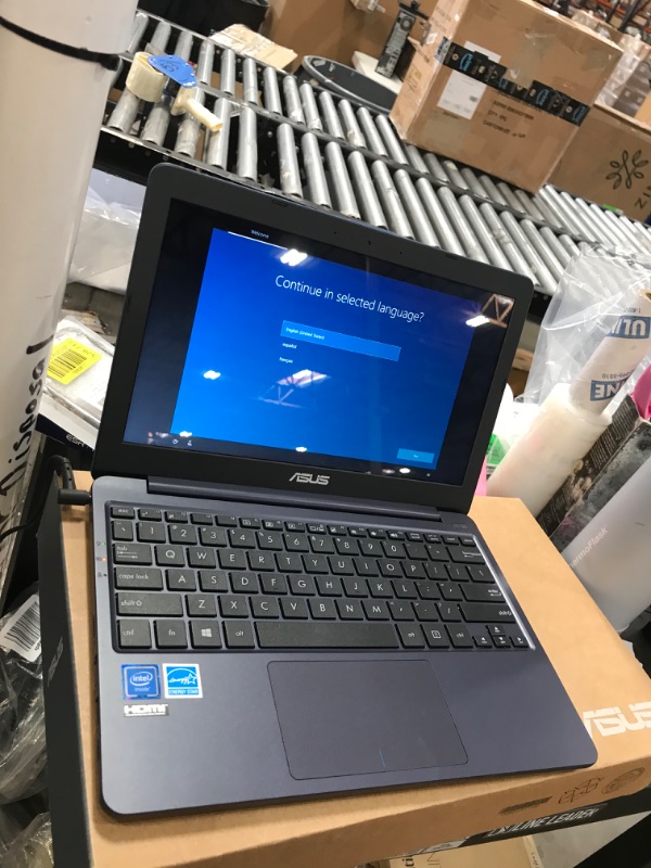 Photo 11 of ASUS VivoBook L203MA Ultra-Thin Laptop, 11.6in HD, Intel Celeron N4000 Processor (up to 2.6 GHz), 4GB RAM, 64GB eMMC, USB-C, Windows 10 in S Mode, L203MA-DS04 (Renewed)