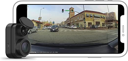 Photo 1 of Garmin Dash Cam Mini 2, Tiny Size, 1080p and 140-degree FOV, Monitor Your Vehicle While Away w/ New Connected Features, Voice Control
