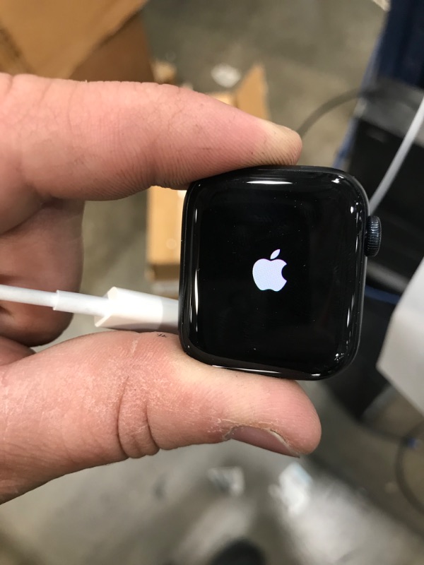 Photo 3 of says low battery even though it is charged passed being in the red 
Apple Watch SE (2nd Gen) [GPS 44mm] Smart Watch w/Midnight Aluminum Case & Midnight Sport Band - S/M. Fitness & Sleep Tracker, Crash Detection, Heart Rate Monitor, Retina Display, Water R