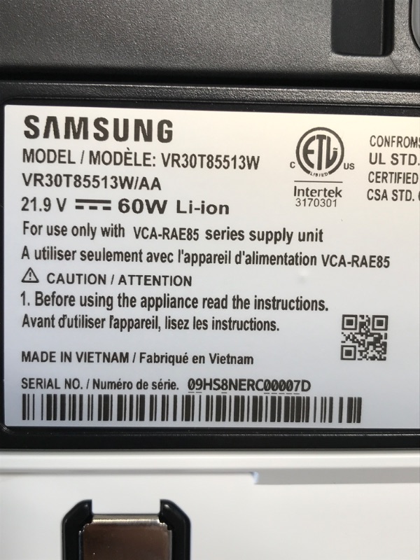 Photo 15 of SAMSUNG Jet Bot+ Robot Vacuum Cleaner w/ Clean Station, Automatic Emptying, Precision Cleaning, 5-Layer Filter, Intelligent Power Control for Hardwood Floors, Carpets, Area Rugs, VR30T85513W/AA, White Jet Bot +