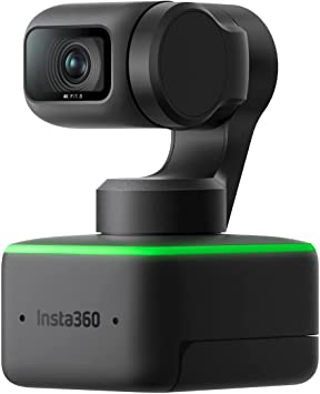 Photo 1 of insta360 Link - PTZ 4K Webcam with 1/2" Sensor, AI Tracking, Gesture Control, HDR, Noise-Canceling Microphones, Specialized Modes, Webcam for Laptop, Video Camera for Video Calls, Live Streaming
