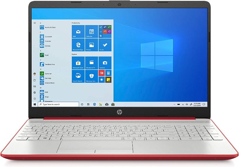 Photo 1 of HP Newest Pavilion Intel Pentium Silver N5000 4GB 128GB SSD Windows 10 Laptop Red
