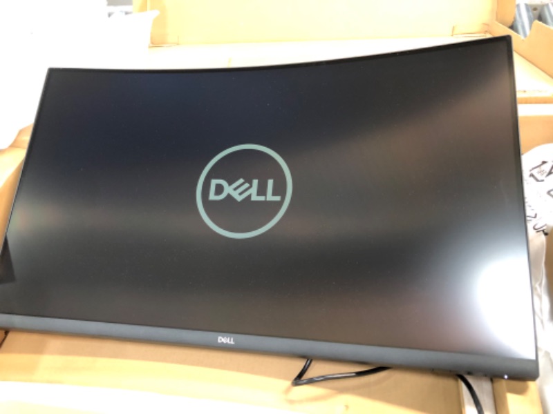 Photo 2 of Dell S3221QS 32 Inch Curved 4K UHD, VA Ultra-Thin Bezel Monitor, AMD FreeSync, HDMI, DisplayPort, Built in Speakers, VESA Certified, Silver
