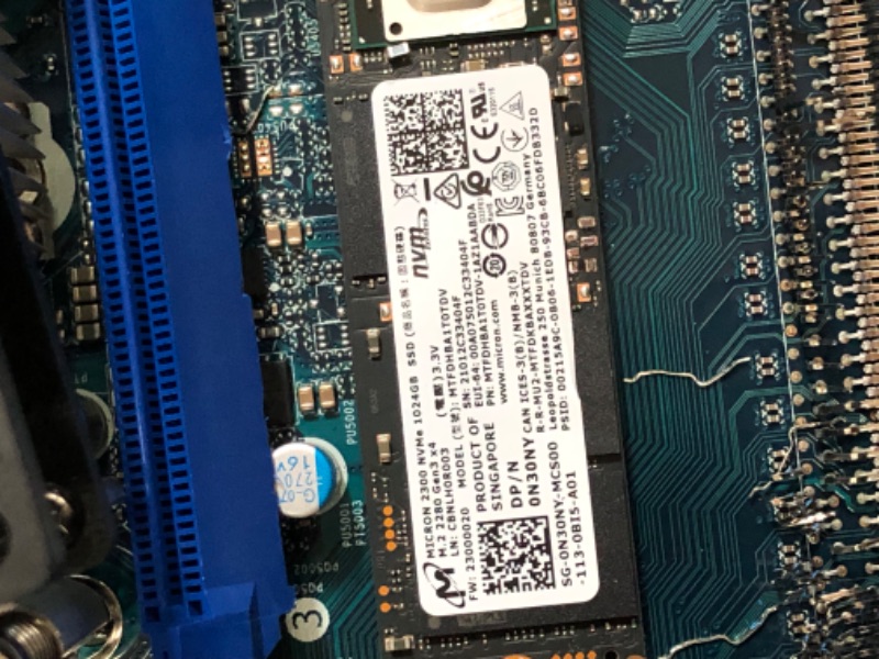 Photo 16 of ***PARTS ONLY NO REFUNDS OR RETUNRS***case was crushed damage to mother board and other parts***  Dell G5 Gaming Desktop, Intel Core i7-10th Gen, Nvidia GeForce GTX 1660 Ti 6GB, 1TB SSD Storage, 16GB RAM, Black (i5000-7385BLK-PUS) 
