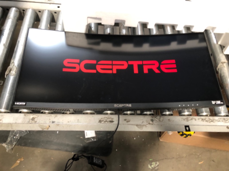 Photo 2 of Sceptre 30-inch Curved Gaming Monitor 21:9 2560x1080 Ultra Wide/ Slim HDMI DisplayPort up to 200Hz Build-in Speakers, Metal Black (C305B-200UN1)
