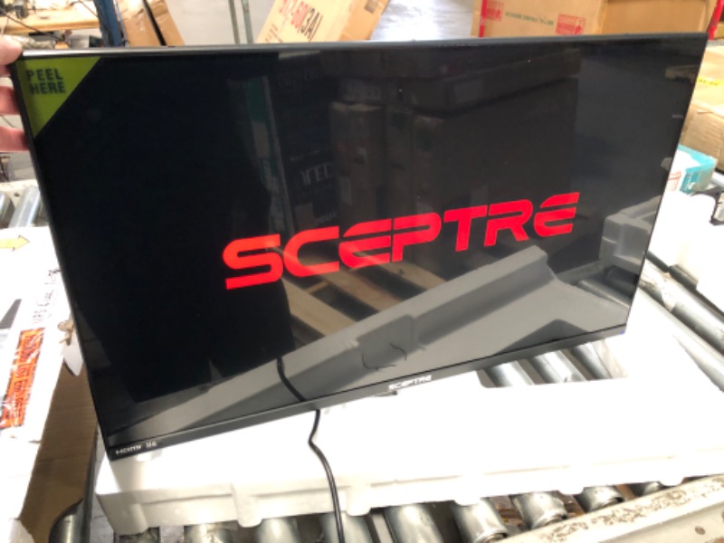 Photo 5 of Sceptre 32 inch QHD IPS Monitor HDR400 2560x1440 DisplayPort up to 144Hz 1ms 120% sRGB Height Adjustable, Build-in Speakers Gunmetal Black (E325B-QPN168)
