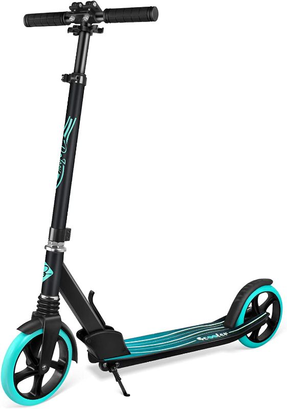 Photo 1 of BELEEV V5 Scooters for Kids 6 Years and up, Foldable Kick Scooter 2 Wheel for Adults Teens, 4 Adjustable Handlebar, 200mm Big Wheels, Lightweight Sports Commuter Scooter, Sturdy Frame, up to 220lbs
