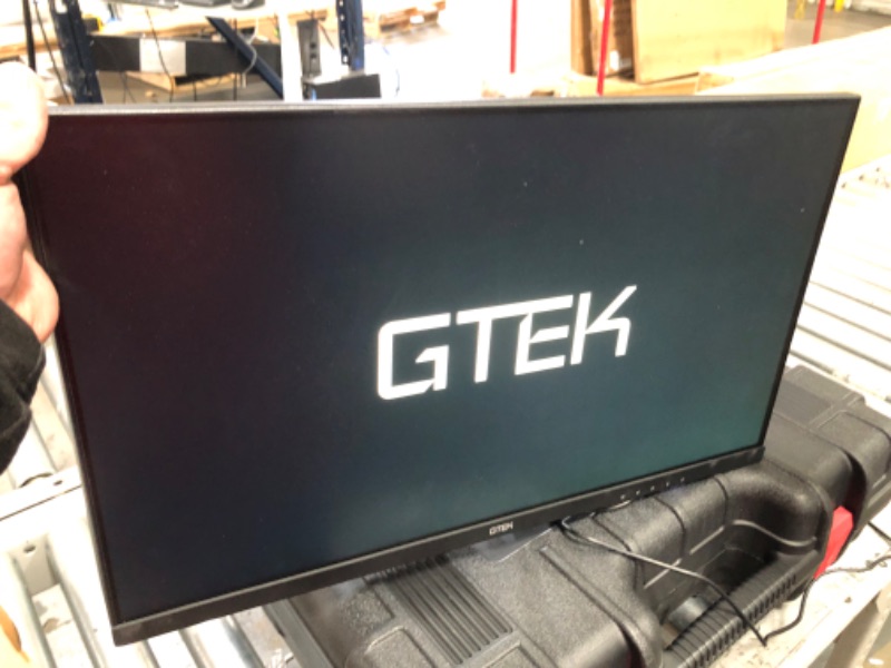 Photo 1 of GTEK 24 Inch 75Hz Frameless Computer Monitor, FHD 1080p LED Display, LCD Screen, HDMI VGA, Refresh Rate, VESA Mountable - F2407V
