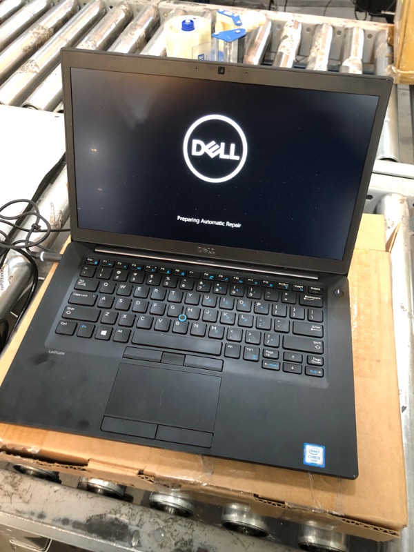 Photo 3 of ***POWERS ON AND GIVES ERROR MESSAGE***Dell Latitude 7480 14in FHD i5-6300U 16GB 256GB SSD Webcam Backlit Keyboard Black 
