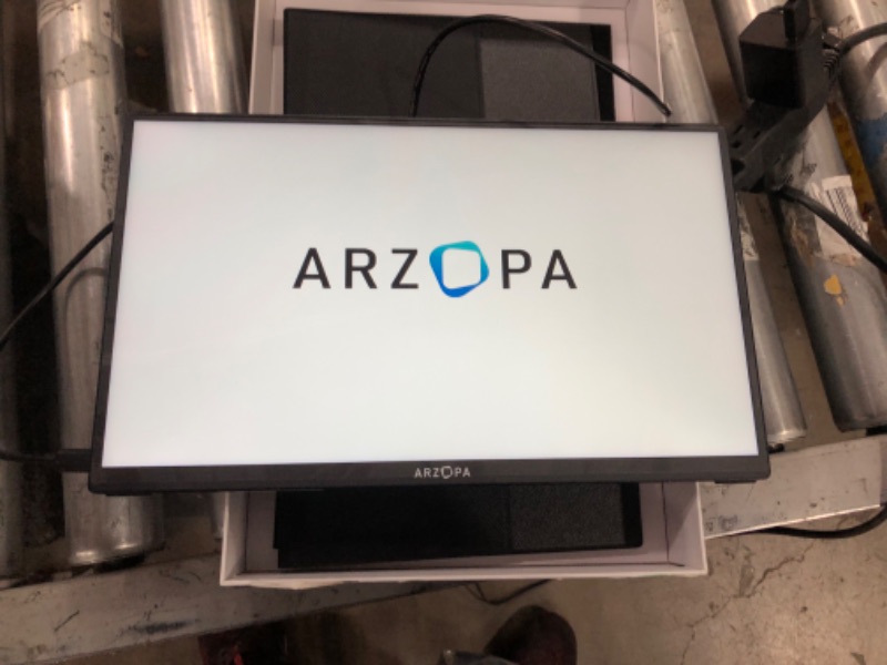 Photo 1 of ARZOPA Portable Monitor, 15.6'' 1080P FHD Laptop Monitor USB C HDMI Computer Display HDR Eye Care External Screen w/Smart Cover for PC Mac Phone Xbox Switch PS5
