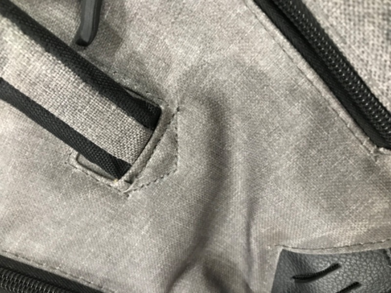 Photo 5 of **ONE ZIPPER IS BROKEN, MULTIPLE STAINS ON BAG, SEE PHOTOS**
Eddie Bauer Places & Spaces Bridgeport Diaper Bag Backpack, 1 Count (Pack of 1)