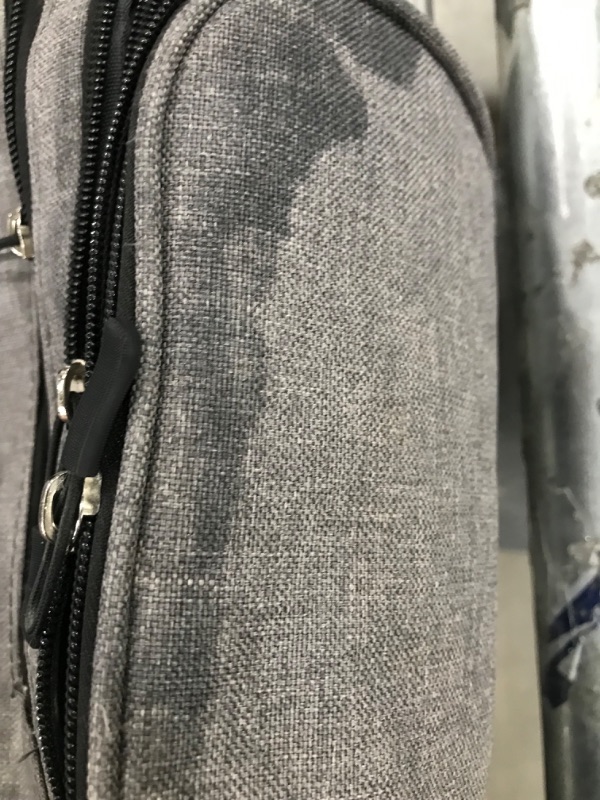Photo 3 of **ONE ZIPPER IS BROKEN, MULTIPLE STAINS ON BAG, SEE PHOTOS**
Eddie Bauer Places & Spaces Bridgeport Diaper Bag Backpack, 1 Count (Pack of 1)