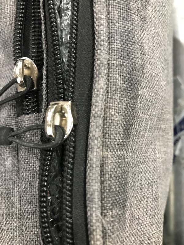 Photo 4 of **ONE ZIPPER IS BROKEN, MULTIPLE STAINS ON BAG, SEE PHOTOS**
Eddie Bauer Places & Spaces Bridgeport Diaper Bag Backpack, 1 Count (Pack of 1)