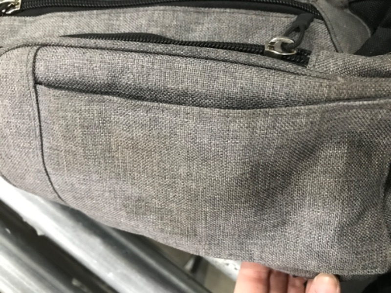 Photo 6 of **ONE ZIPPER IS BROKEN, MULTIPLE STAINS ON BAG, SEE PHOTOS**
Eddie Bauer Places & Spaces Bridgeport Diaper Bag Backpack, 1 Count (Pack of 1)