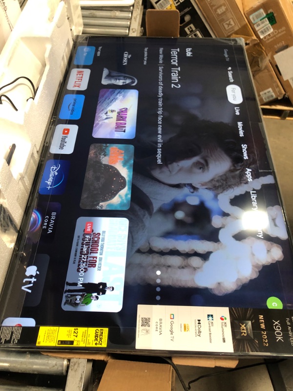 Photo 3 of Sony 55 Inch 4K Ultra HD TV X90K Series: BRAVIA XR Full Array LED Smart Google TV with Dolby Vision HDR and Exclusive Features for The Playstation® 5 XR55X90K- 2022 Model
