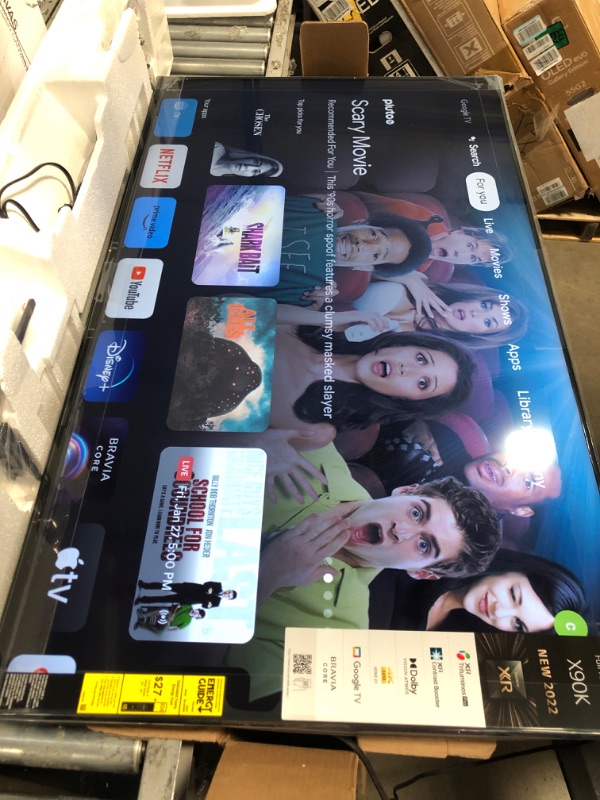 Photo 2 of Sony 55 Inch 4K Ultra HD TV X90K Series: BRAVIA XR Full Array LED Smart Google TV with Dolby Vision HDR and Exclusive Features for The Playstation® 5 XR55X90K- 2022 Model
