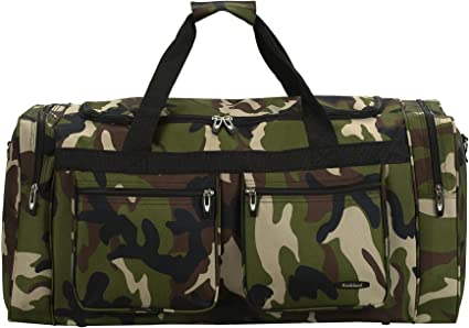 Photo 1 of **HOLES IN FRONT POCKET, SEE PHOTOS**
Rockland Travel Duffel Bag Large 25-Inch Black