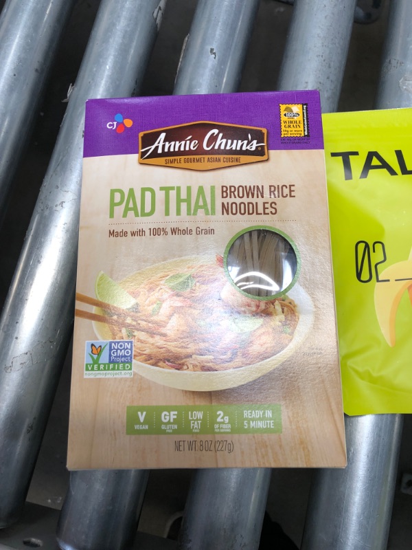 Photo 1 of expires 11/03/25 2/22/23***Annie Chun's Brown Rice Noodles, Pad Thai - 8 oz and
TALA, Freeze-Dried Fruit, Fruit Snack, Vegan | No Sugar Added | Gluten-Free, 0.88 Ounce - (Banana, 5 Packs)