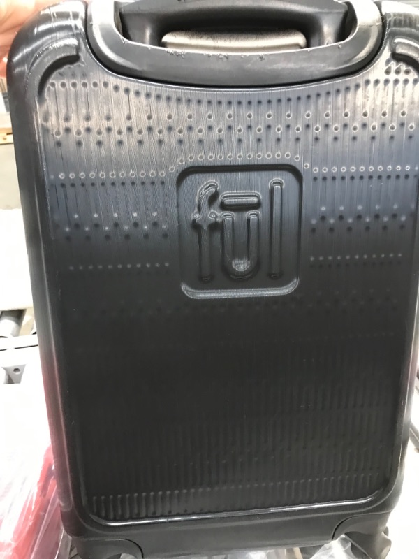 Photo 3 of **SCRATCHED UP FROM NORMAL WARE, SEE PHOTOS**
FUL Star Wars Darth Vader 22 Inch Rolling Luggage, Embossed Hardshell Carry On Suitcase with Wheels, Black