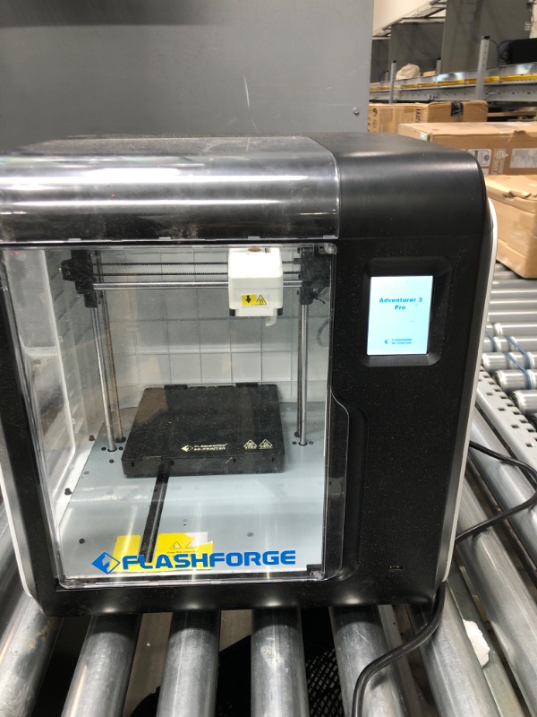 Photo 2 of FLASHFORGE 3D Printer Adventurer 3 Pro with 2 Removable Nozzle, Glass Bed and Leveling-Free, Fully Assembled, High Precision Printing with PLA/ABS/PETG/PLA-CF/PETG-CF
