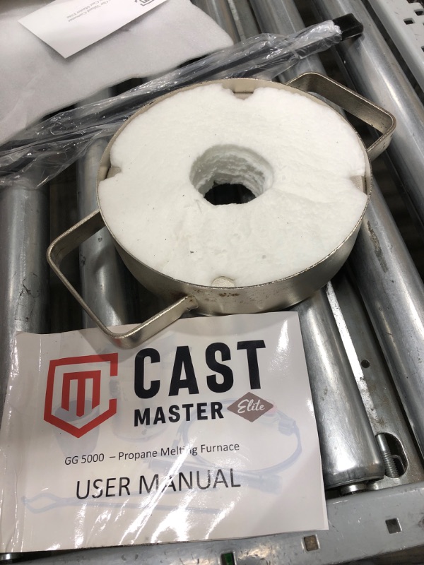 Photo 3 of Cast Master USA 5KG SS Propane Furnace DELUXE 2700F 1500C Jewelry Kit INCLUDES, CRUCIBLE, TONGS Kiln Smelting Forge Precious Metals Gold Silver Copper Scrap Metal Recycle
