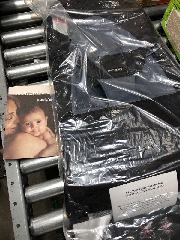 Photo 1 of Babybjorn Balance Bouncer Soft Cotton - Black/Dark Gray