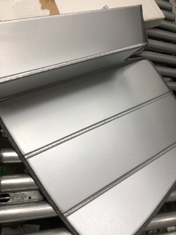 Photo 1 of Covercraft UVS100 Custom Sunscreen | UV11310SV | Compatible with Select Chevrolet Silverado/GMC Sierra Models, Silver With Lane Departure Warning Silver