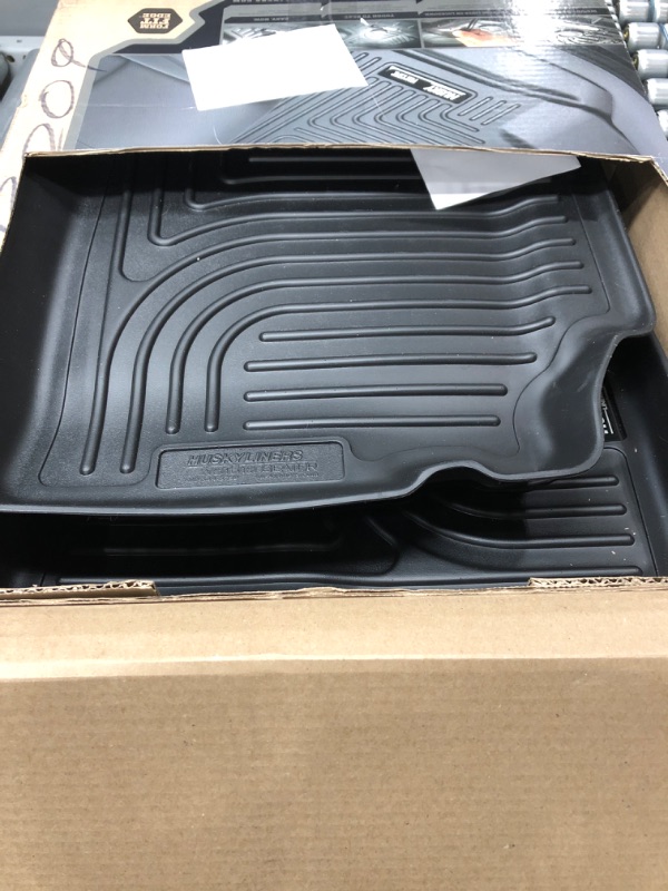 Photo 2 of Husky Liners | Weatherbeater Series | Front & 2nd Seat Floor Liners - Black | 98921 | Fits 2010-2014 Toyota Prius Two/Three/Four/Five 3 Pcs