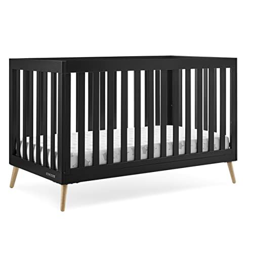 Photo 1 of (BRAND NEW)Delta Children Essex 4-in-1 Convertible Baby Crib, Ebony with Natural Legs
