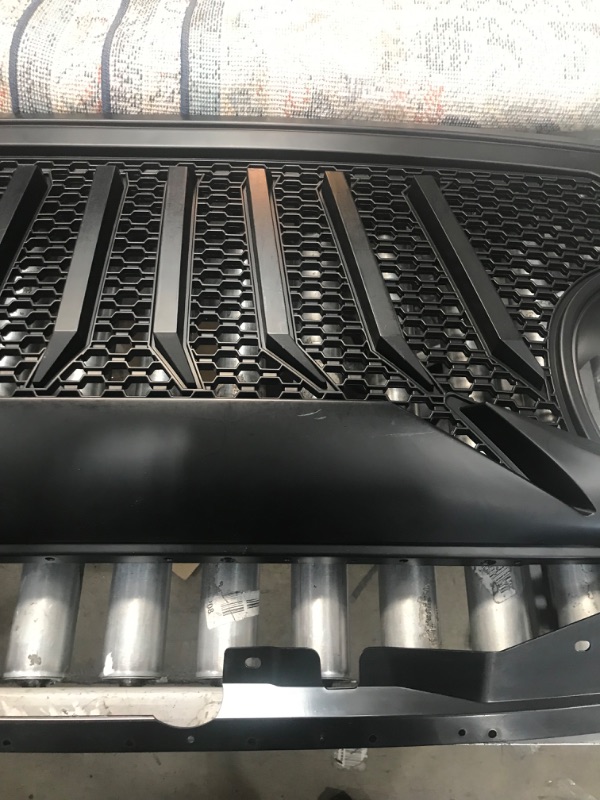 Photo 4 of **damaged, missing hardware, view photos**
VZ4X4 Gladiator Grill Mesh Grille, Compatible with Jeep Wrangler JL 2018 2019 2020 2021 2022