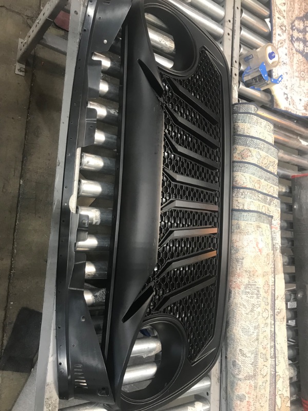 Photo 6 of **damaged, missing hardware, view photos**
VZ4X4 Gladiator Grill Mesh Grille, Compatible with Jeep Wrangler JL 2018 2019 2020 2021 2022