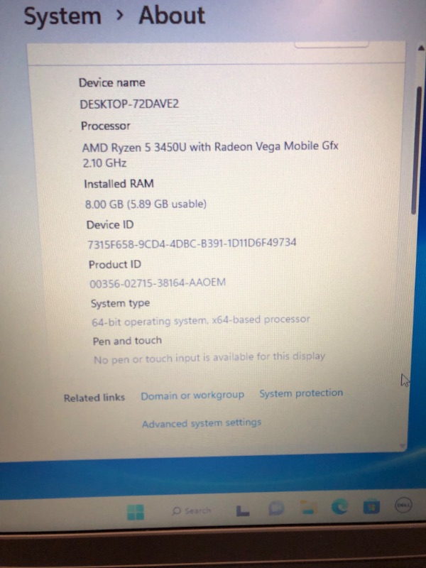 Photo 3 of Dell Inspiron 15.6" FHD Touchscreen Laptop Computer, 10th Gen Intel Quad-Core i5-1035G1 (Beats i7-7500U) Up to 3.6GHz, 32GB DDR4, 2TB PCIe SSD, AC WiFi, Bluetooth, Windows 10 Home in S Mode
