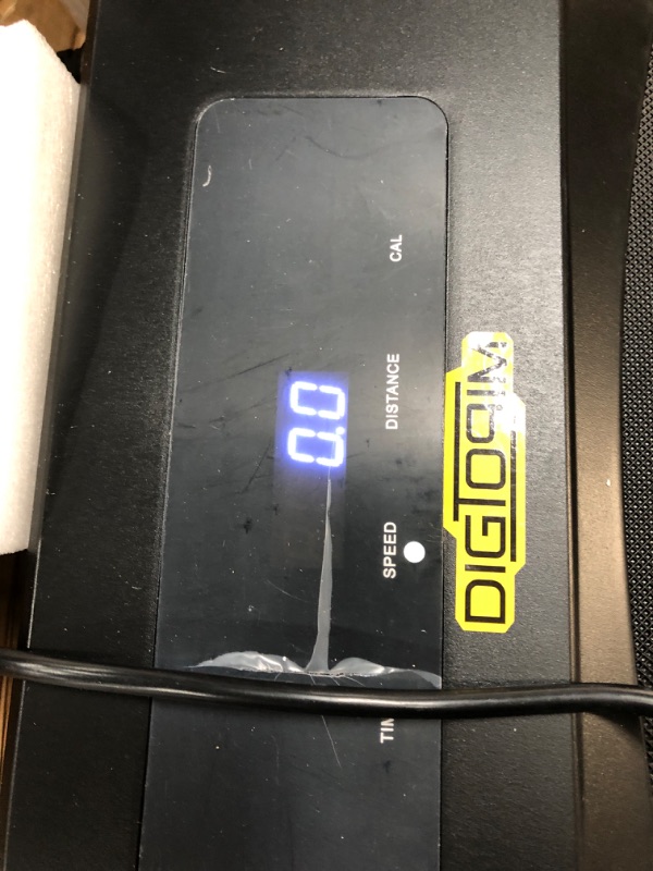 Photo 1 of Under Desk Treadmill, DIGTOGIM 2 in 1 Walking Pad Desk Treadmill, Slim Walking Running Jogging Machine for Home Office Exercise - Remote Control, LCD Display, Fits Your Under Desk black