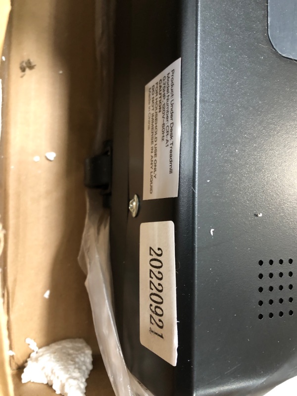 Photo 1 of Under Desk Treadmill, DIGTOGIM 2 in 1 Walking Pad Desk Treadmill, Slim Walking Running Jogging Machine for Home Office Exercise - Remote Control, LCD Display, Fits Your Under Desk black