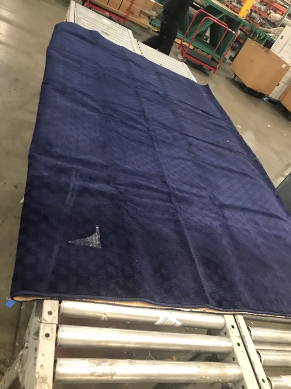 Photo 1 of **used-dirty**
7'6" x 8 blue rug , view photos