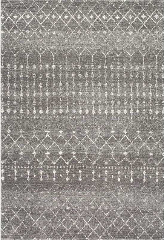 Photo 1 of **used-needs cleaning**
nuLOOM Moroccan Blythe Area Rug, 6' Square, Dark Grey