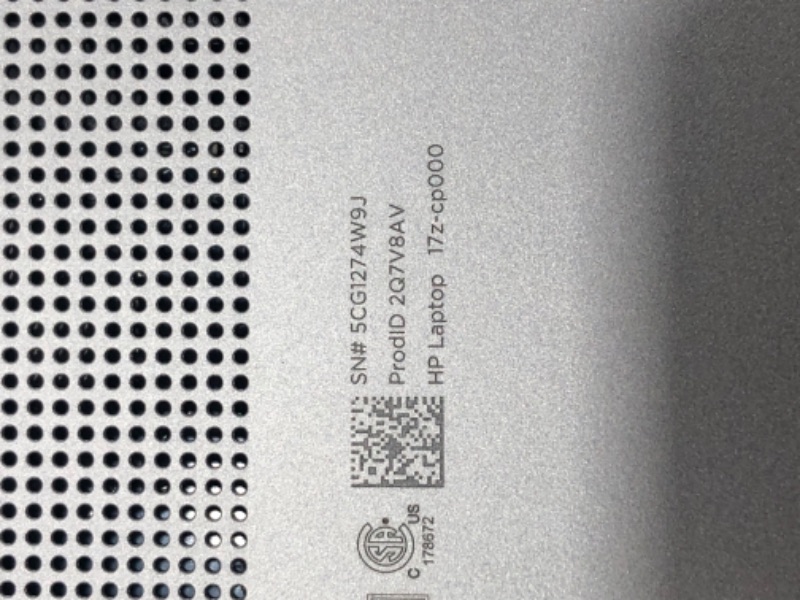 Photo 6 of **POWERS ON BUT HAS AN ERROR MESSAGE COULD NOT RESET ****HP 2021 Newest 17z-cp000 17.3" HD+ Laptop (AMD Athlon Gold 3150U 2-Core, 8GB RAM, 128GB PCIe SSD + 1TB HDD, AMD Radeon, (1600x900), WiFi, Bluetooth, Webcam, 1xUSB 3.1, Win 10 Home) w/ Hub
