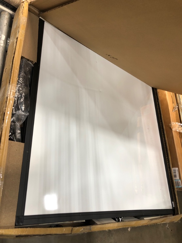 Photo 1 of **used item & minor dents to white-board**
72 x 40 Large Dry Erase Board with Stand