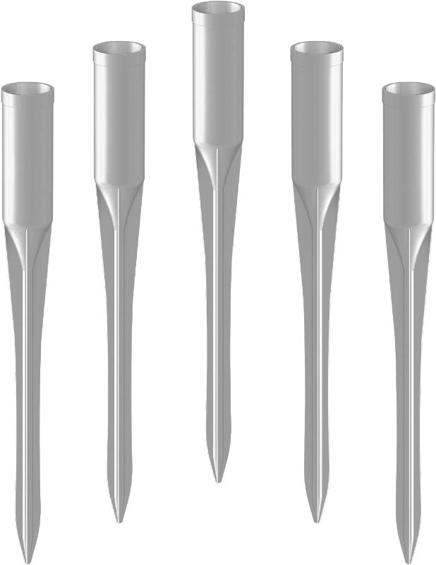 Photo 1 of **Minor Rust Ware**TANG Post Pole Anchor Sleeve Ground Spike Stake Pack of 5 for Soil Grass Installation Outdoor Fence Panels
