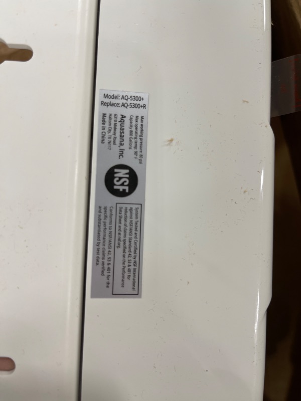 Photo 1 of Aquasana 3-Stage Max Flow Claryum Under Sink Water Filter System - Kitchen Counter Claryum Filtration - Filters 99% Of Chlorine - Chrome Faucet - AQ-5300+.56 , White