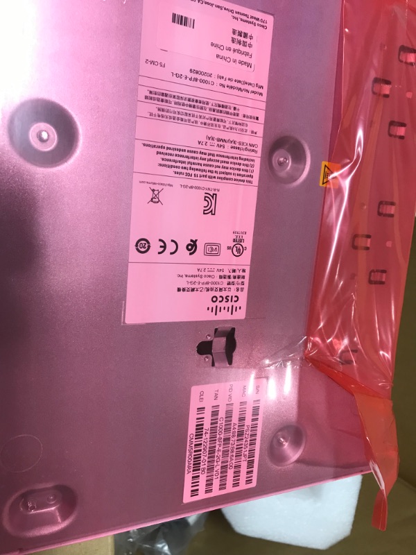 Photo 6 of *MISSING A CABLE* Cisco Catalyst 1000-8FP-E-2G-L Network Switch, 8 Gigabit Ethernet PoE+ Ports, 120W PoE Budget, 2 1G SFP/RJ-45 Combo Ports, Fanless Operation, Enhanced Limited (C1000-8FP-E-2G-L)