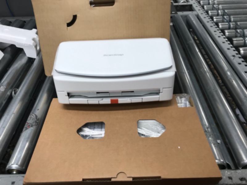 Photo 1 of Fujitsu ScanSnap iX1600 Wireless or USB High-Speed Cloud Enabled Document, Photo & Receipt Scanner with Large Touchscreen and Auto Document Feeder for Mac or PC, White, Medium ScanSnap iX1600 White Scanner