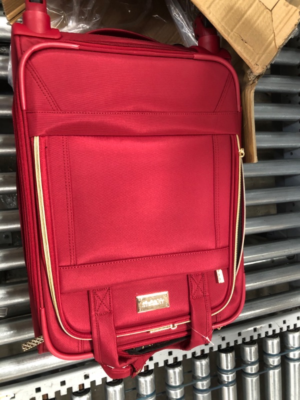 Photo 2 of American Tourister Belle Voyage Softside Luggage with Spinner Wheels, Red, Carry-On 21-Inch Carry-On 21-Inch Red