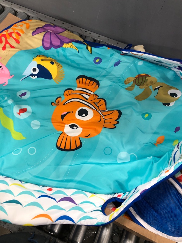 Photo 3 of Bright Starts Disney Baby Finding Nemo Mr. Ray Ocean Lights & Music Gym, Ages Newborn +