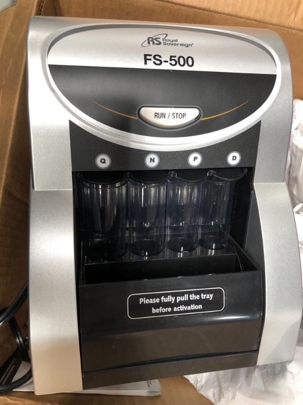 Photo 2 of Royal Sovereign, RSIFS500, FS-500 One-Row Coin Sorter, 1 Each, Gray