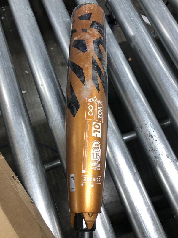 Photo 2 of 2022 DeMarini ZOA USSSA Baseball Bat -10
